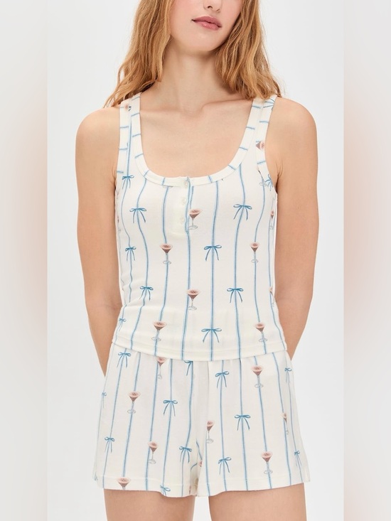 Z Supply Other - Z Supply Espresso Martini Cream Lounge/Sleeping Tank, size Medium